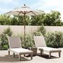 Voir la diapositive 1 : VIDAXL Parasol de jardin avec mat en bois sable 196x231 cm