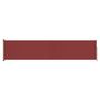 Voir la diapositive 2 : VIDAXL Auvent lateral retractable de patio 140x600 cm Rouge