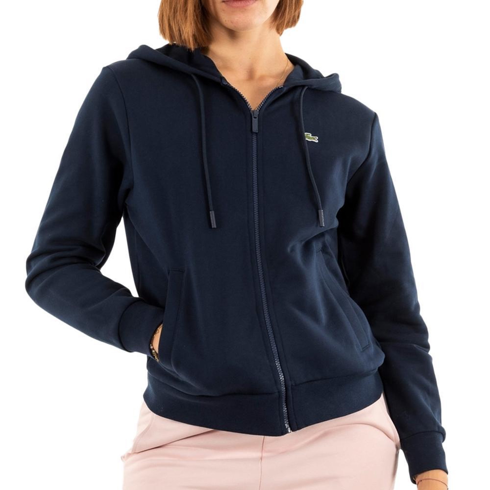 Voir la diapositive 1 : Lacoste Sweat marine femme lacoste sf5256