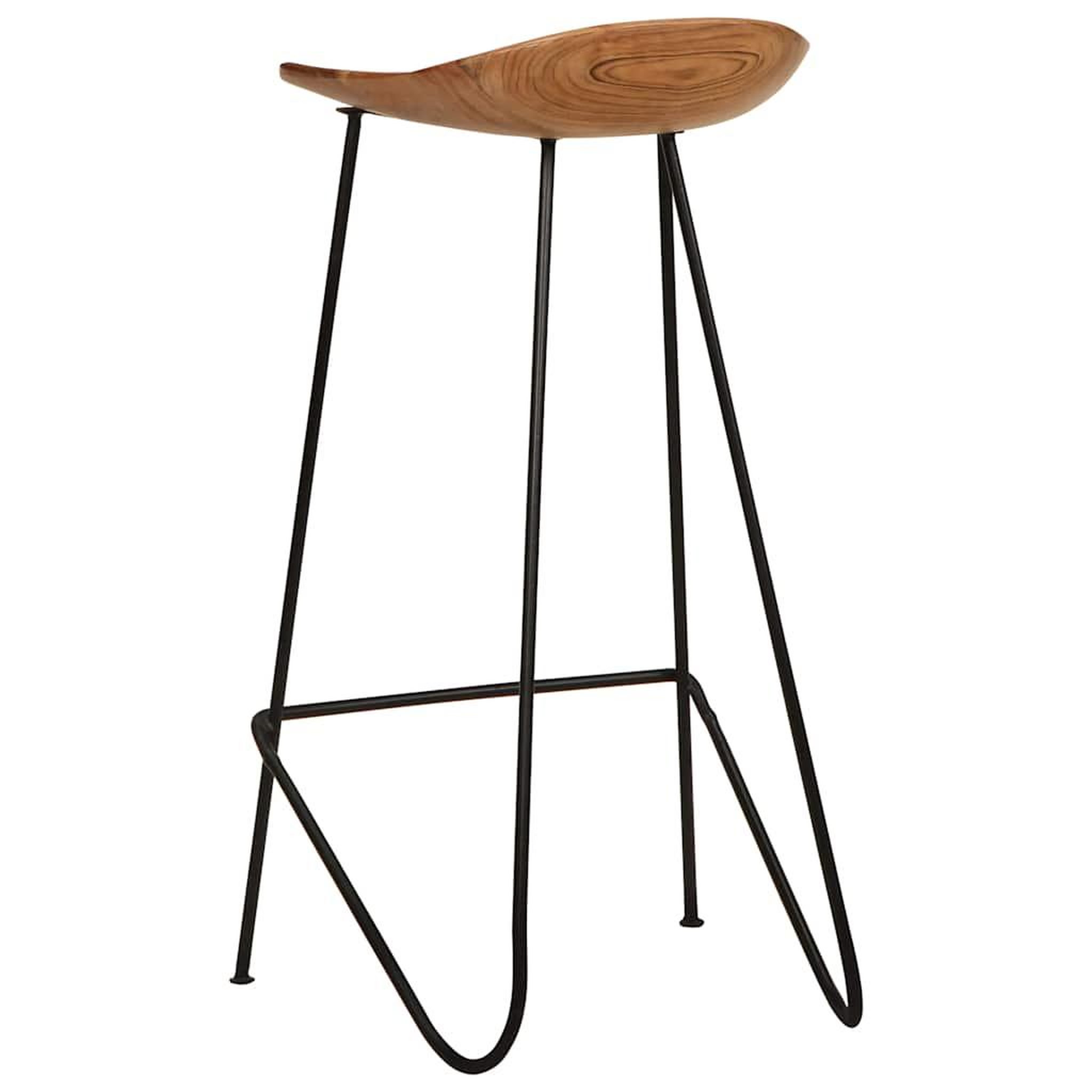 Voir la diapositive 4 : VIDAXL Tabourets de bar lot de 2 bois d'acacia massif