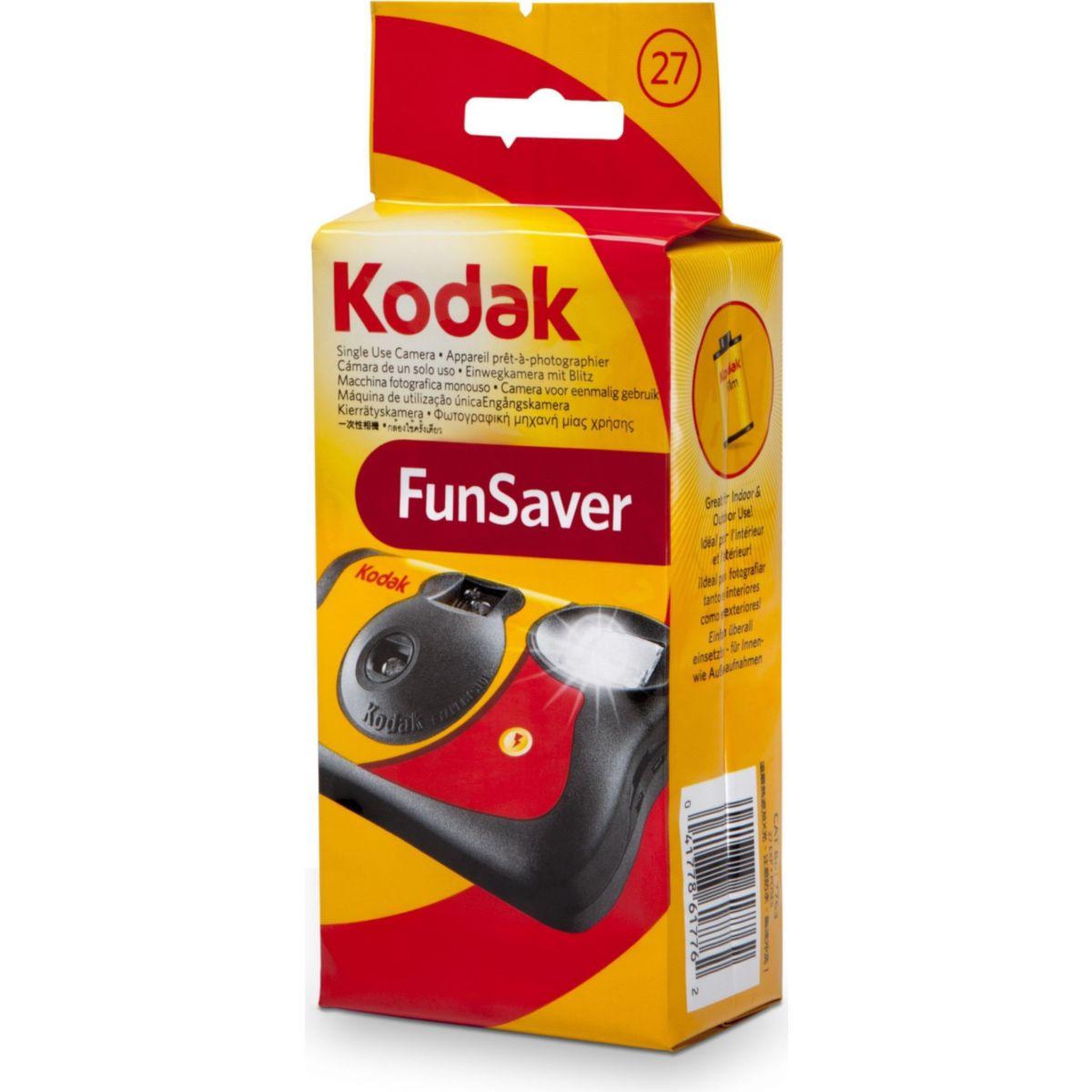 Voir la diapositive 4 : Kodak Appareil photo jetable jetable FunSaver Flash intégré 27 Photos