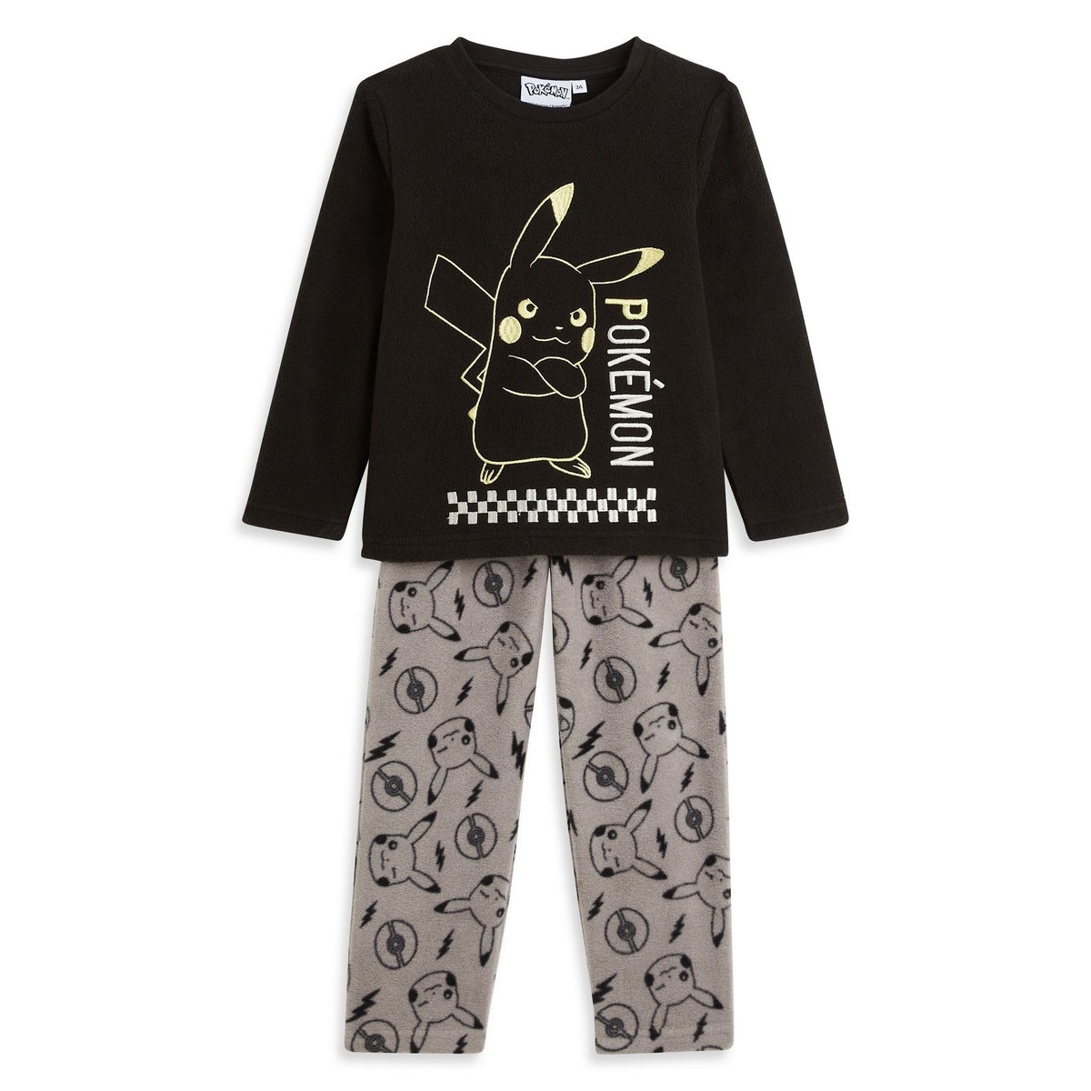 Sweat à Capuche Pokémon Pikachu - Garçon 11-12 Ans - Noir - Occasion (bon état)