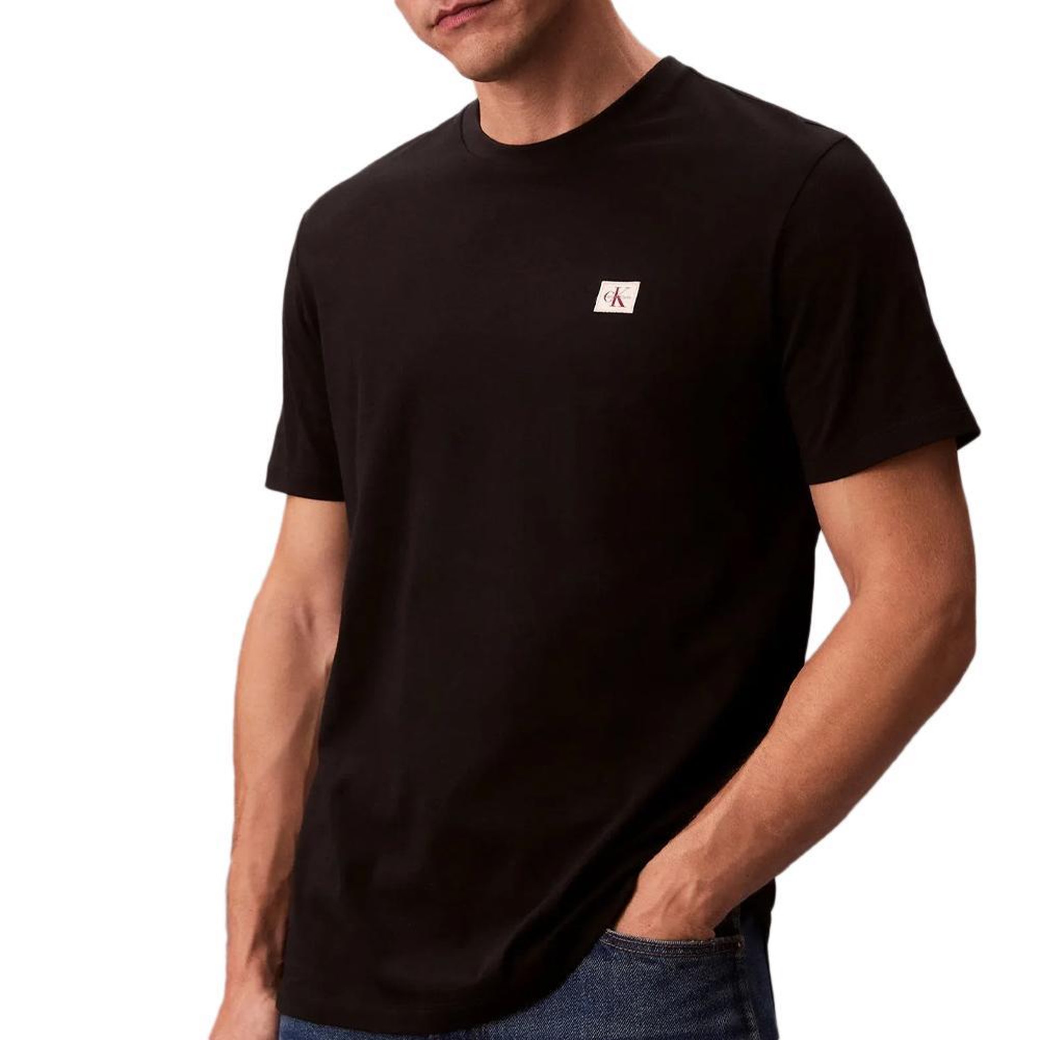 Voir la diapositive 1 : CALVIN KLEIN JEANS T Shirt  Homme Calvin Klein Jeans Badge 30s Jersey bright