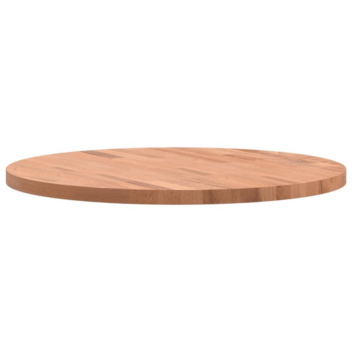 VIDAXL Dessus de table Ø60x2,5 cm rond bois massif de hetre