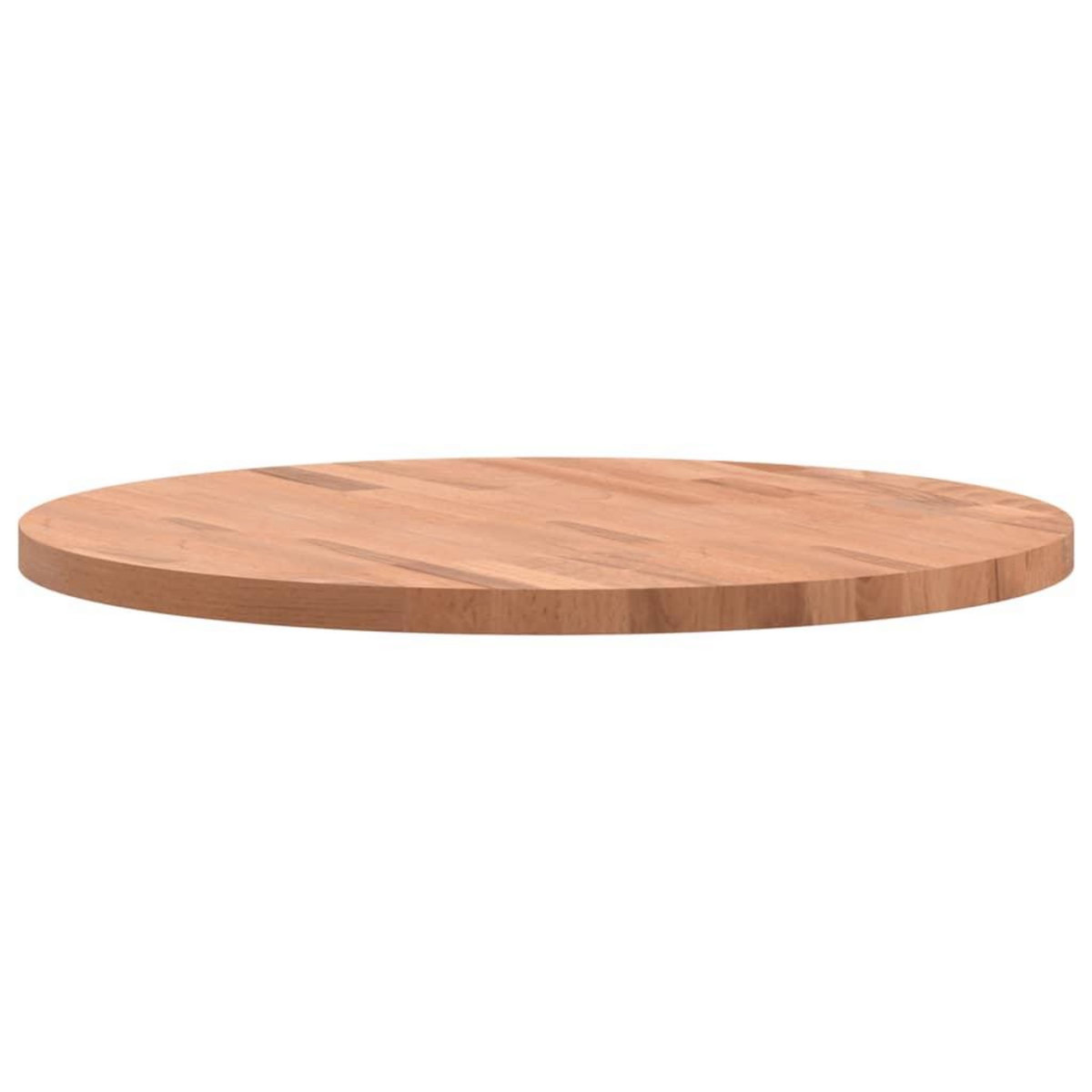 VIDAXL Dessus de table Ø60x2,5 cm rond bois massif de hetre