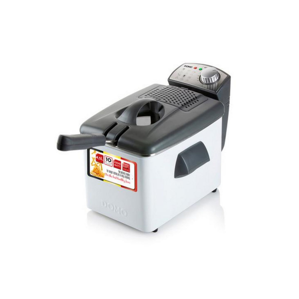 Domo Friteuse 4,5l 3200w blanc - do519fr