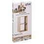 Voir la diapositive 2 : ATMOSPHERA Etagère 2 Cases Mix - P. 34,5 cm x H. 67,5 cm - Beige