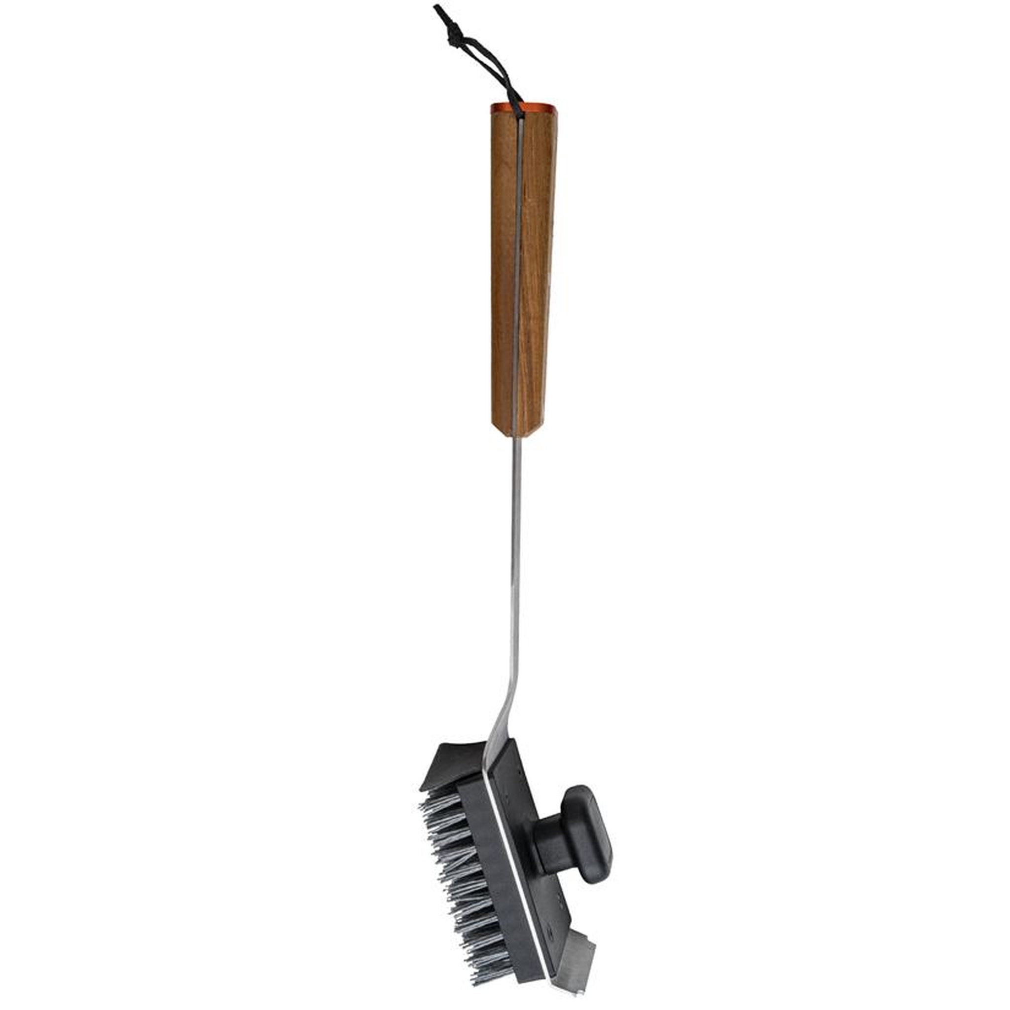 TRAEGER Brosse de nettoyage pour barbecue - manche bois