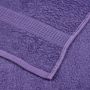 Voir la diapositive 6 : VIDAXL Serviettes de visage 2 pcs violet 30x30 cm 360 g m² 100% coton
