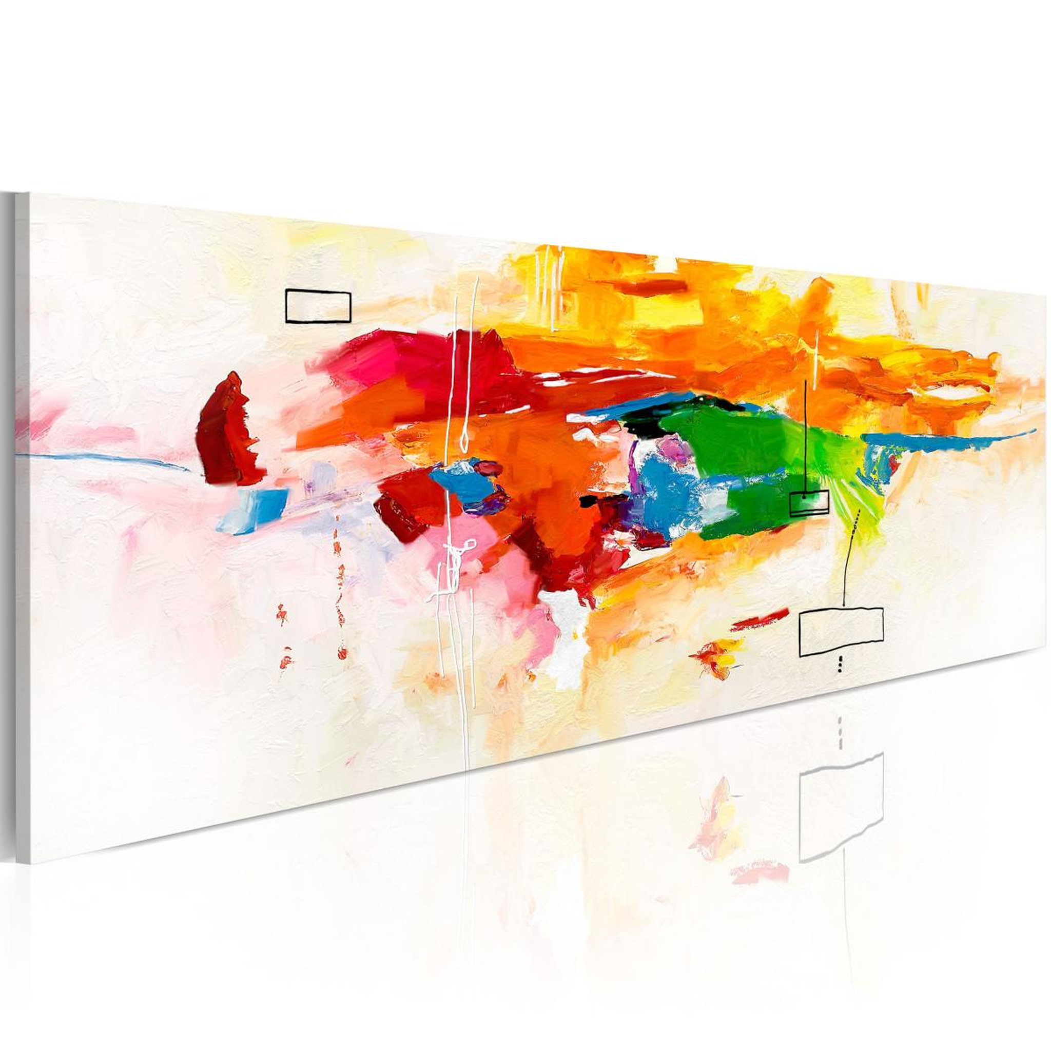 Paris Prix Tableau imprimé  colors celebration. Coloris disponibles : Multicolore