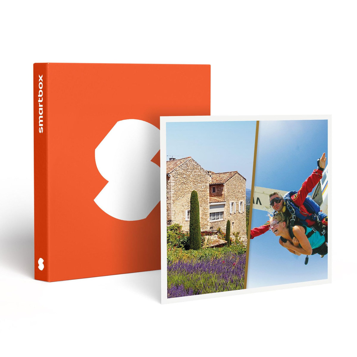Smartbox Séjour avec dîner et saut en parachute - Coffret Cadeau Multi-thèmes