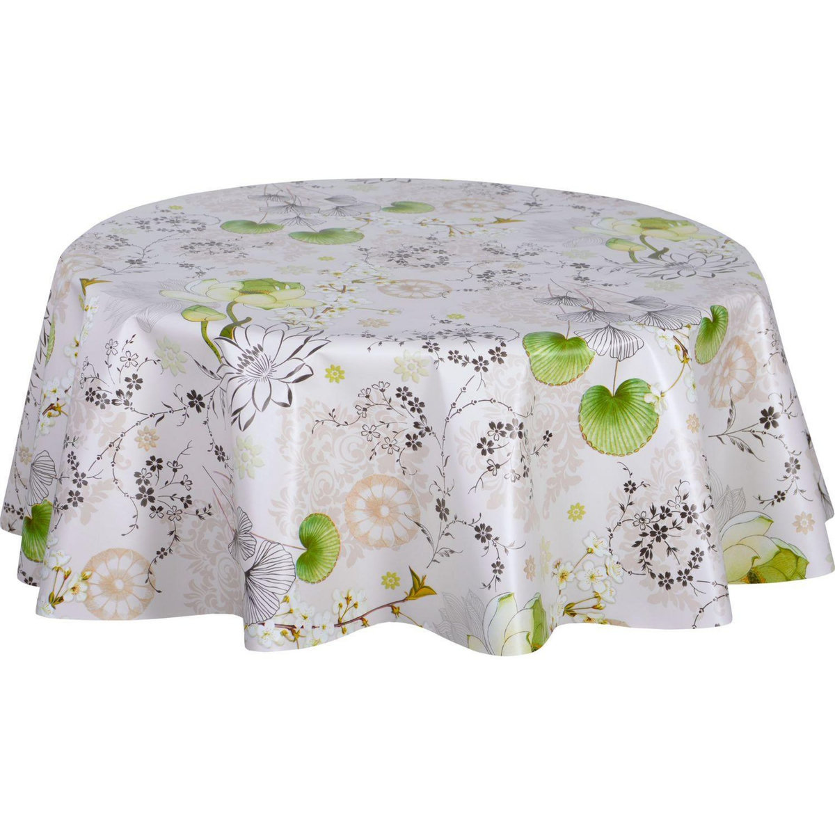HABITABLE Nappe en toile cirée ronde PALACIA - Diam. 135 cm