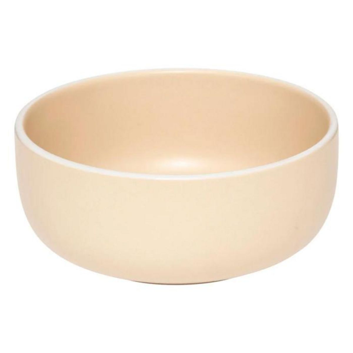SECRET DE GOURMET Lot de 6 Coupelles en Grès  Alix  14cm Beige