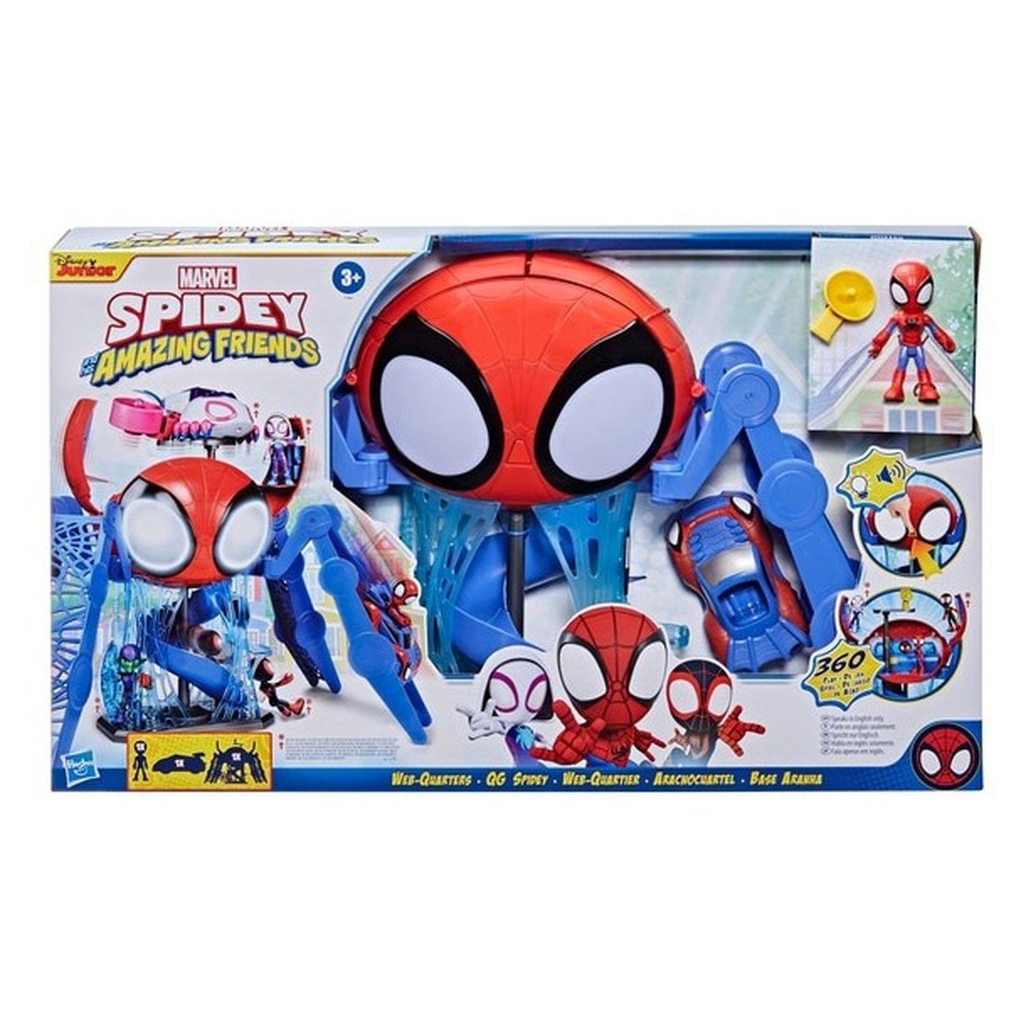 Voir la diapositive 2 : HASBRO Le quartier général de Spidey - Marvel