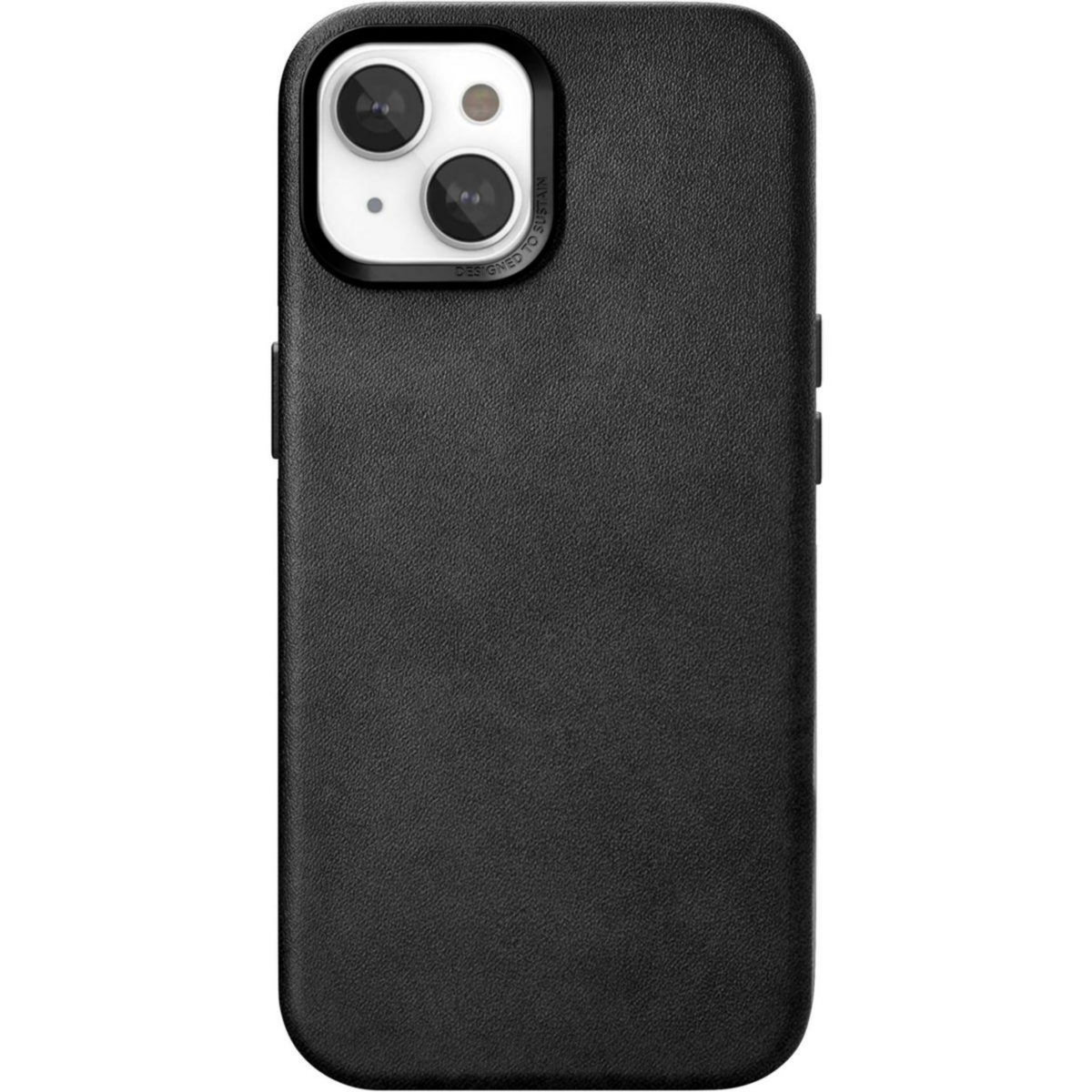 WOODCESSORIES Coque iPhone 15 Plus Cuir noir