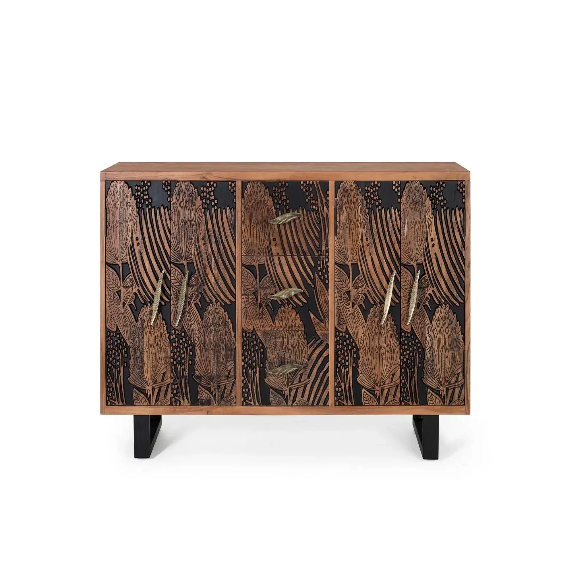 GINER Y COLOMER SL Buffet en bois d'acacia 175cm style ethnique moderne