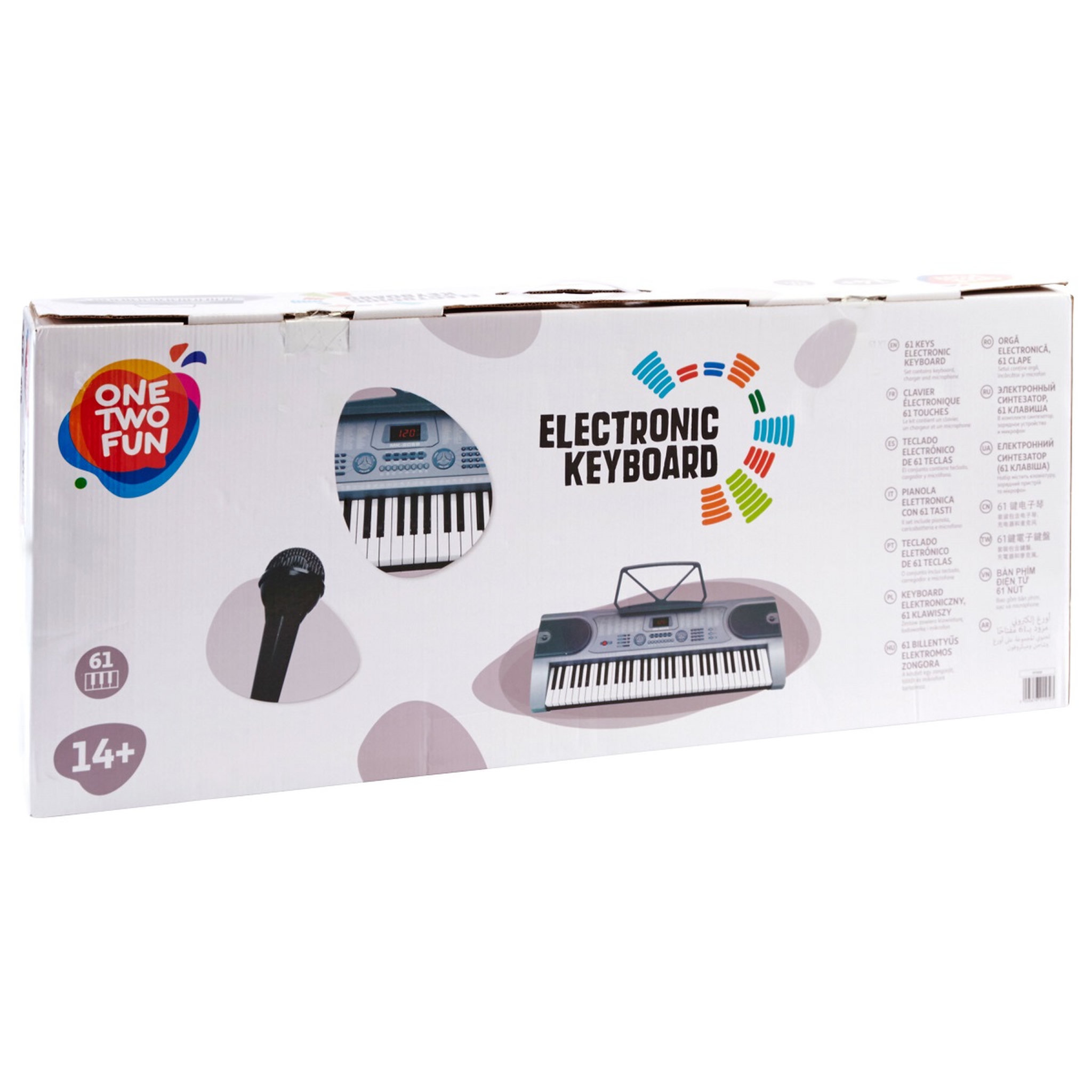 Voir la diapositive 2 : One Two Fun Clavier électronique 61 touches