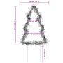 Voir la diapositive 6 : VIDAXL Decoration lumineuse arbre de Noël piquets 3 pcs 50 LED 30 cm