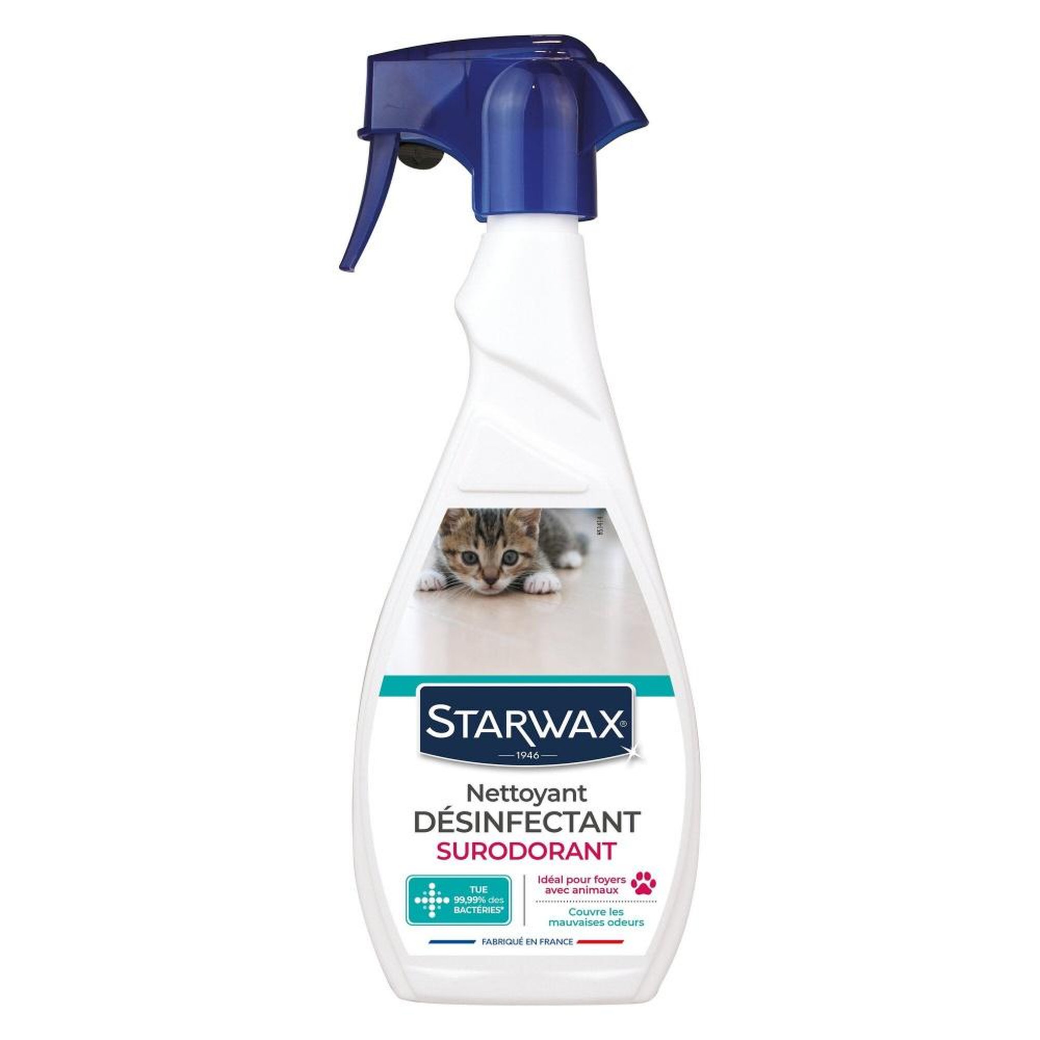 Starwax Spray nettoyant désinfectant surodorant starwax 500 ml