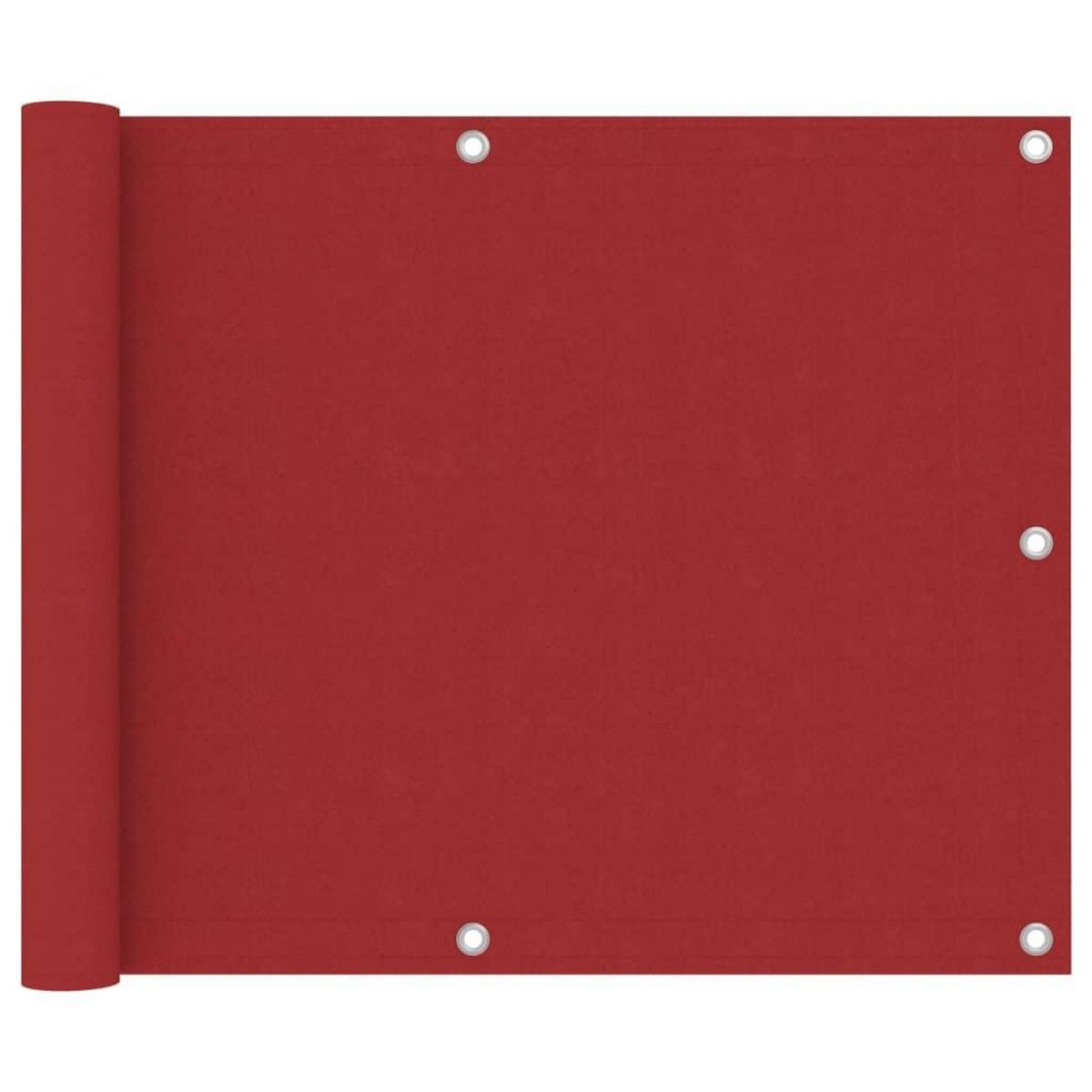 VIDAXL Ecran de balcon Rouge 75x300 cm Tissu Oxford