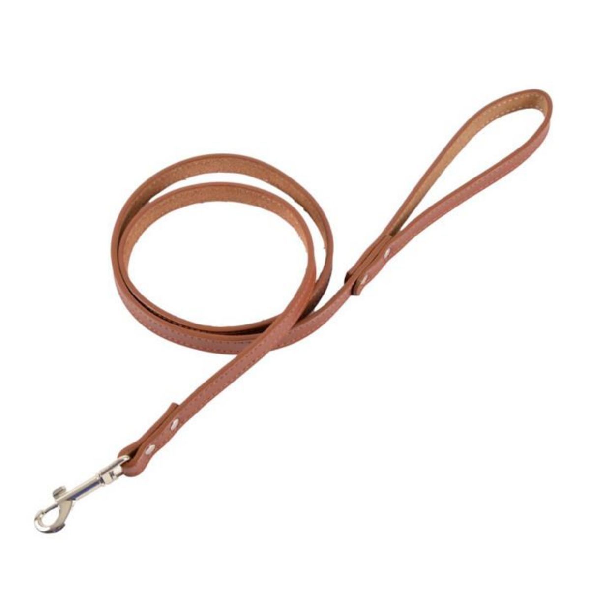 Paris Prix Laisse pour Chien en Cuir de Vache  Véritable  120cm Cognac