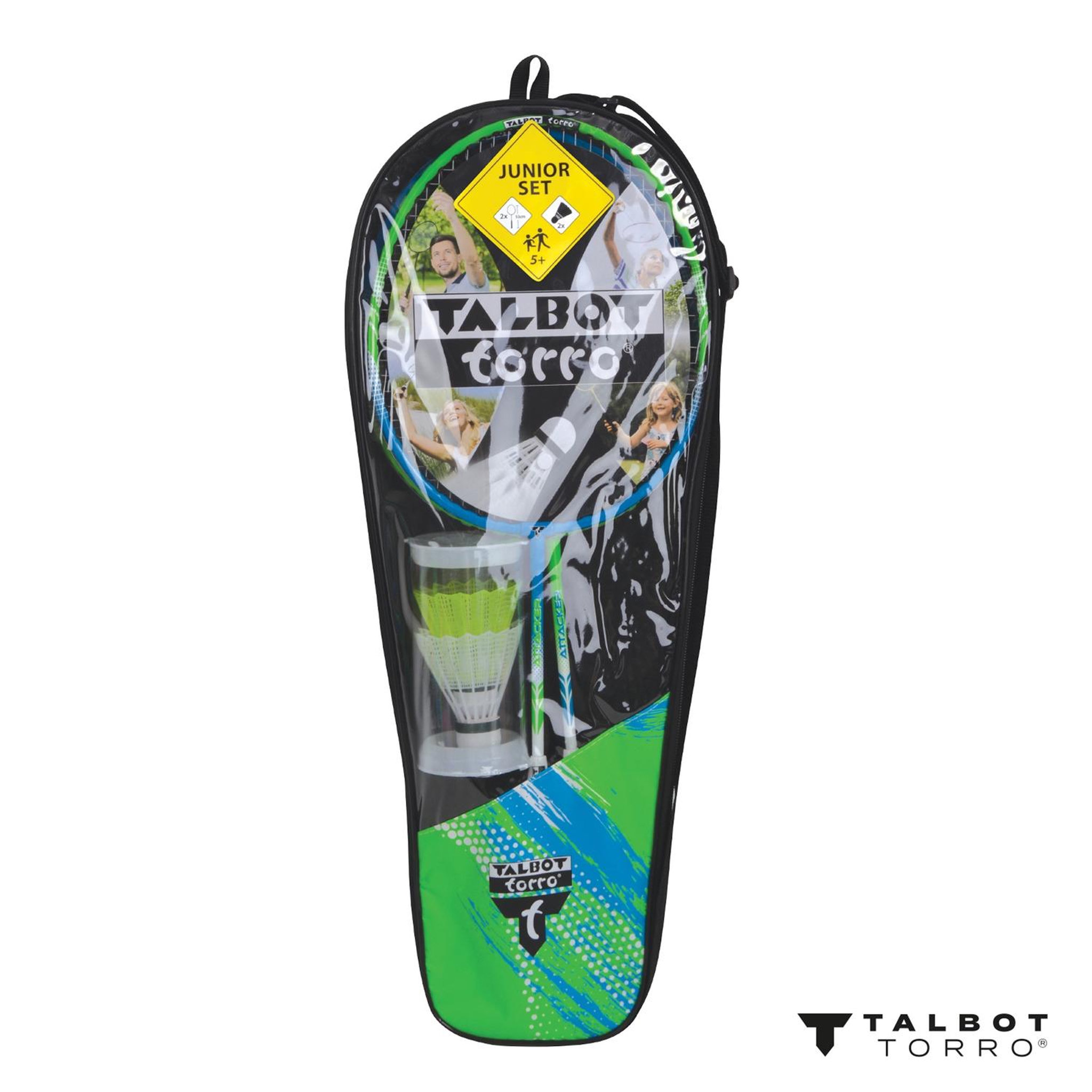 Voir la diapositive 2 : SCHILDKRÖT FUN SPORT Talbot Torro Set de Badminton 2-Attacker Junior
