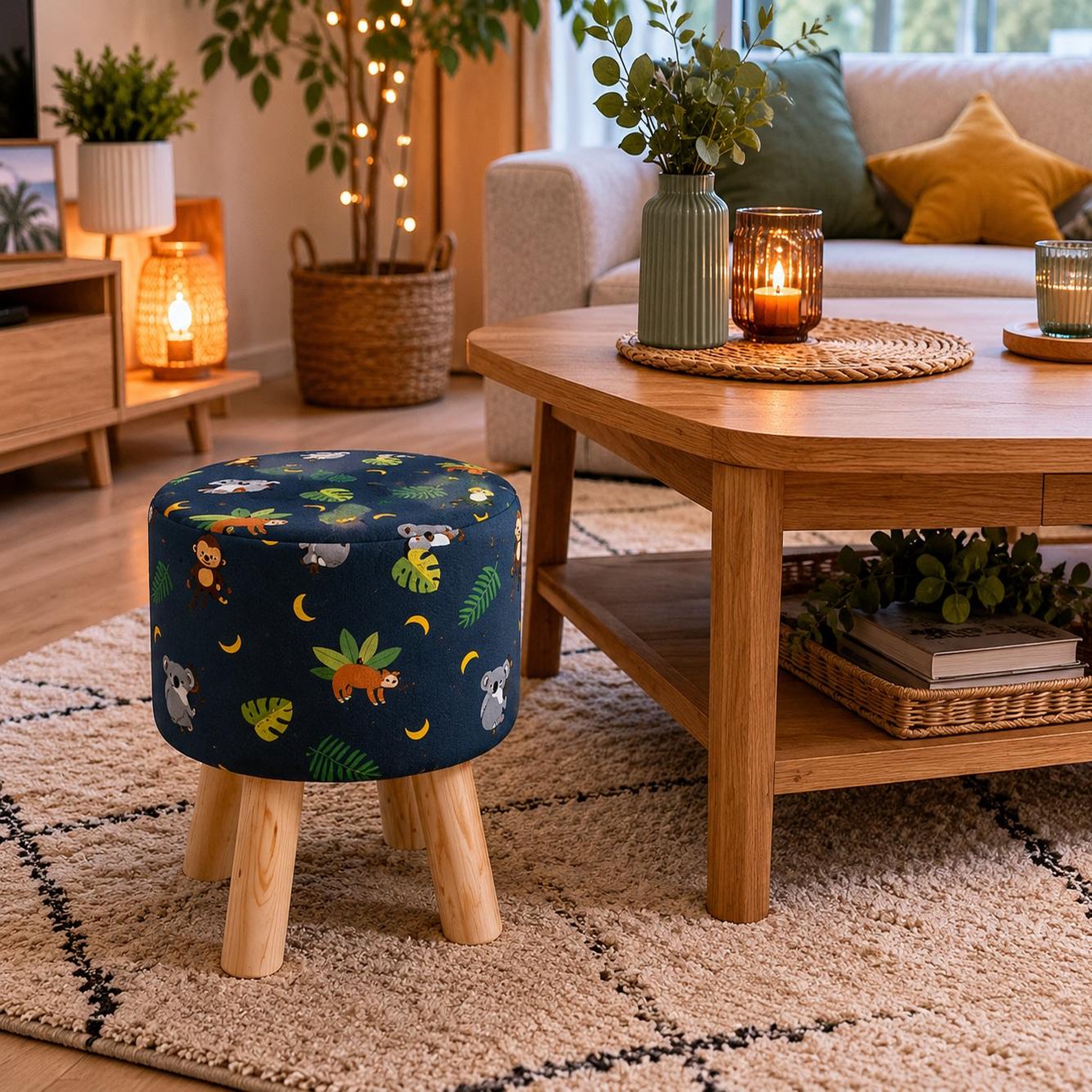Voir la diapositive 2 : Eden Tabouret coquin animaux design et moderne