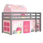 Paris Prix Pack - Lit Enfant, Tente & Tunnel  Pino Spring  Gris