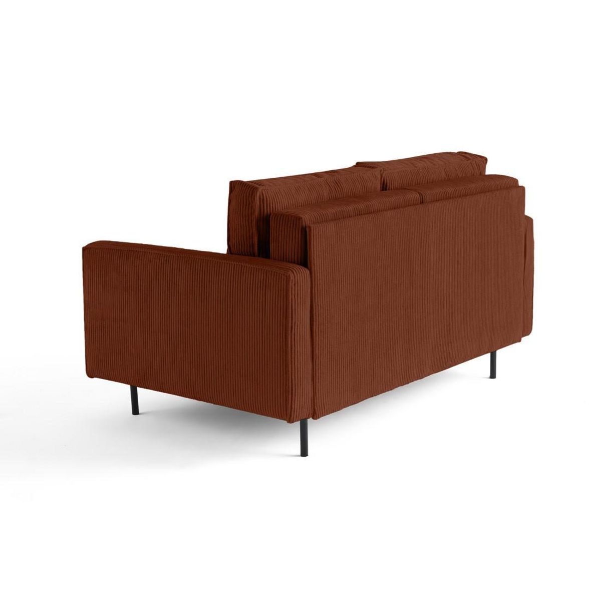 LISA DESIGN Charlie - canapé droit 2 places - en velours côtelé