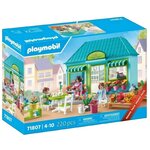 PLAYMOBIL Ensemble de jeu Playmobil Boutique de fleuriste et salon de thé Playmobil