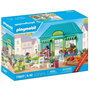Voir la diapositive 1 : PLAYMOBIL Ensemble de jeu Playmobil Boutique de fleuriste et salon de thé Playmobil