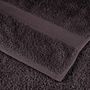 Voir la diapositive 6 : VIDAXL Serviettes d invité 2 pcs anthracite 30x50cm 360g m² 100% coton