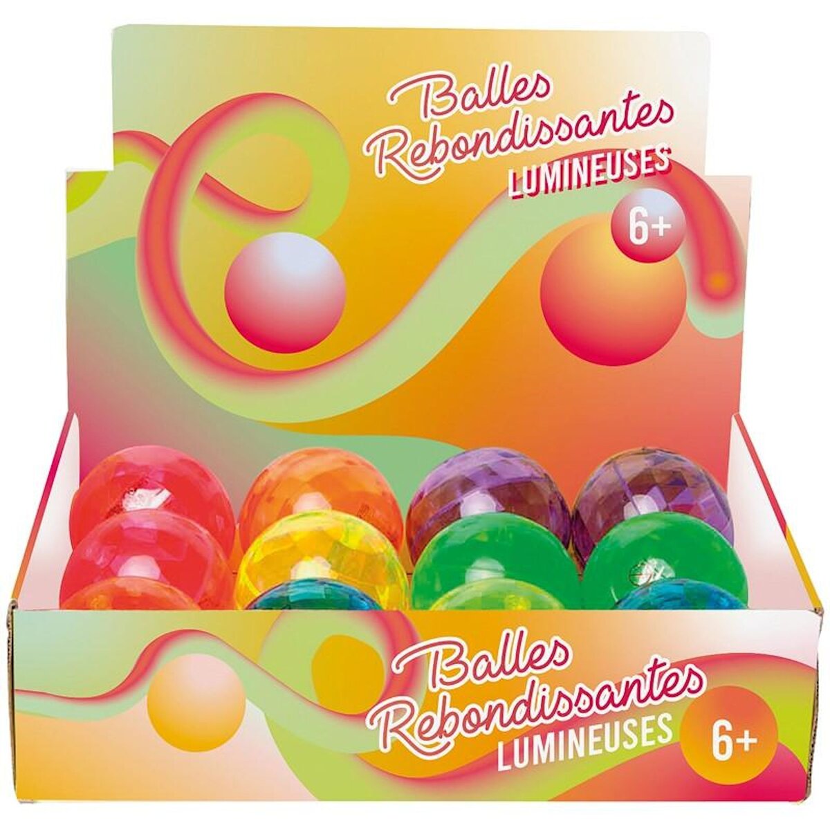 BALLE REBONDISSANTE AVEC LUMIERE Assortiment, modèle choisi aléatoirement HKTPU0882