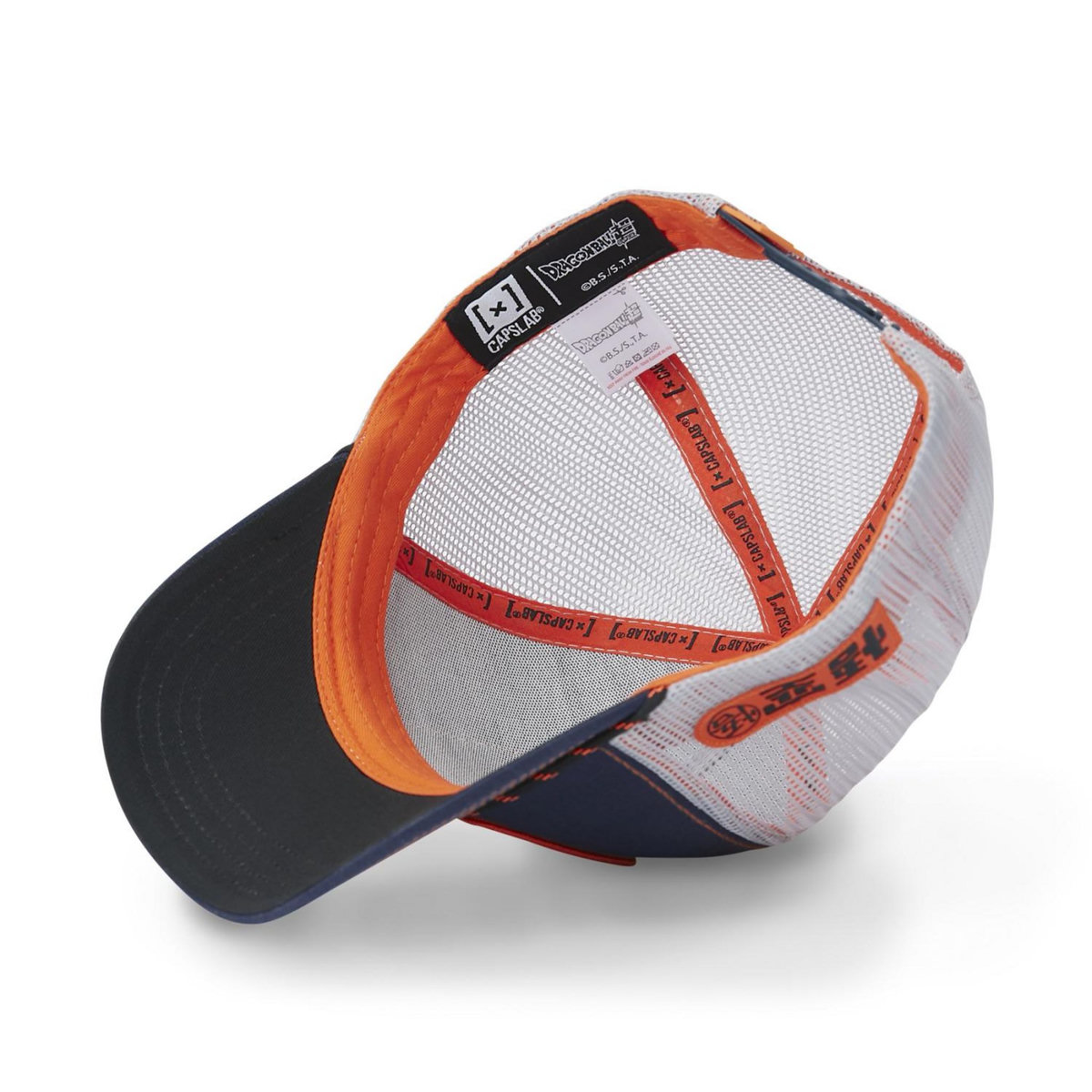 CAPSLAB Casquette homme trucker en canvas de coton Dragon Ball Super Ultra