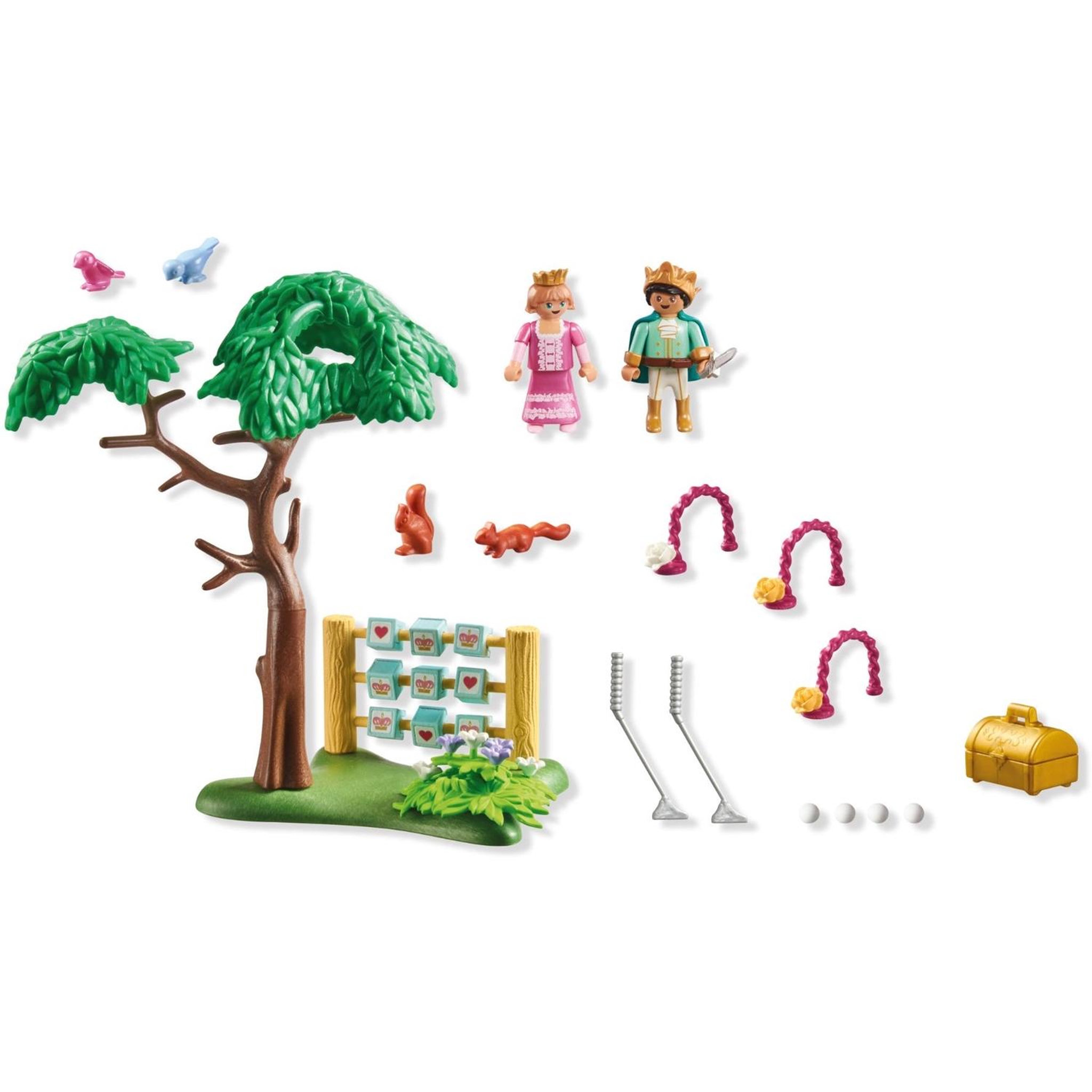Voir la diapositive 3 : PLAYMOBIL Jeux de jardin royal avec prince et princesse