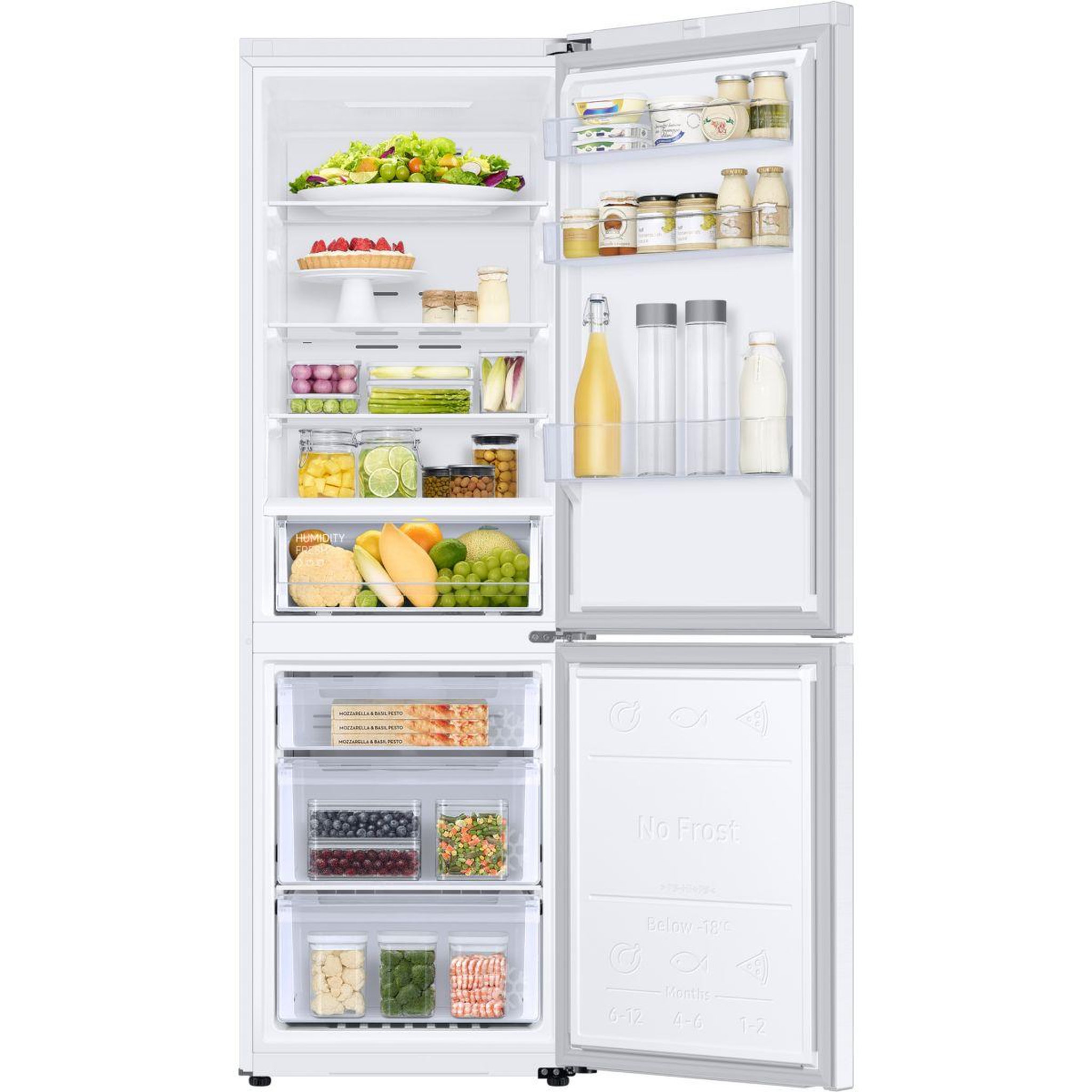 Voir la diapositive 2 : Samsung Réfrigérateur combiné rb34c600eww