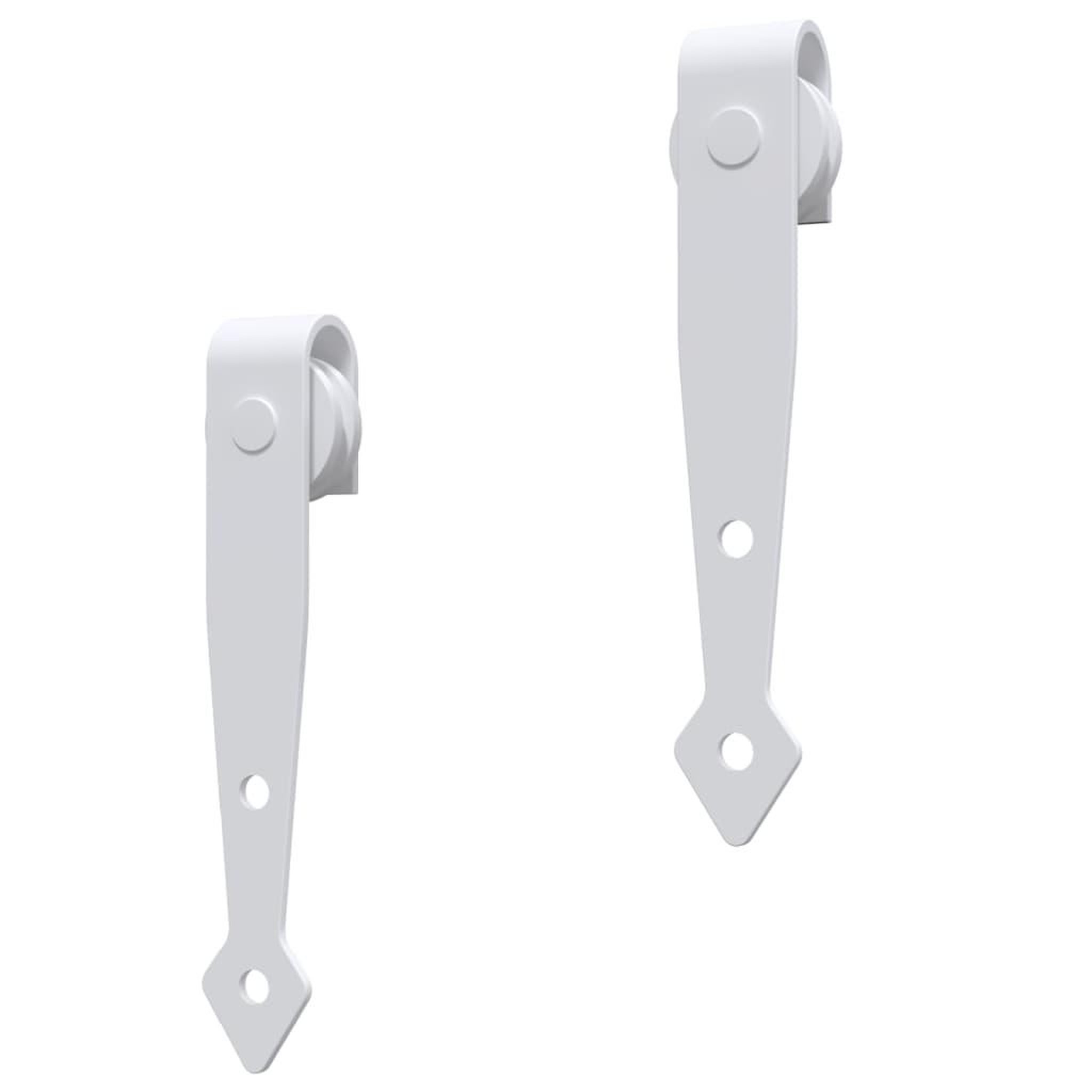 Voir la diapositive 5 : VIDAXL Kit mini de porte d'armoire coulissante Acier au carbone 200 cm