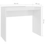 Voir la diapositive 6 : VIDAXL Bureau Blanc brillant 90x40x72 cm Bois d'ingenierie