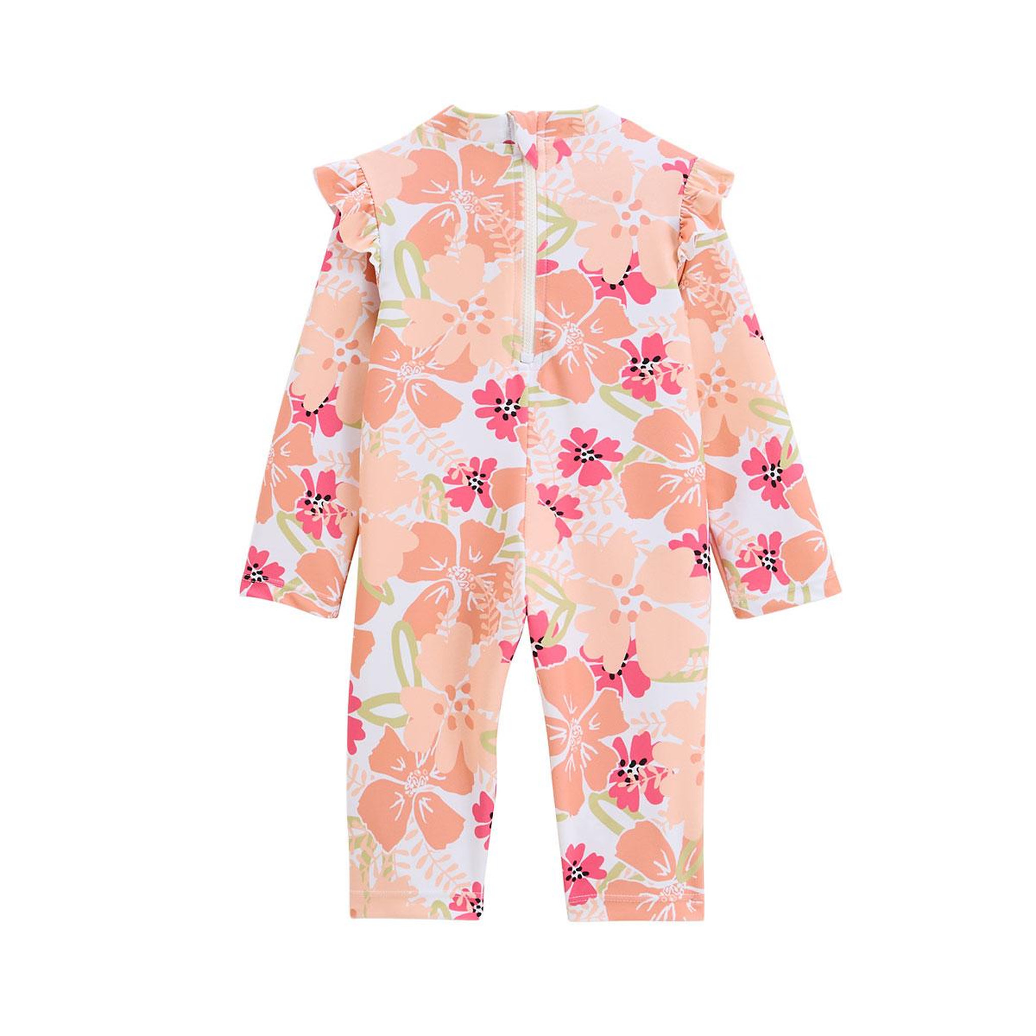 Voir la diapositive 2 : Petit Béguin Combinaison de bain bébé manches longues protection UV Rosara