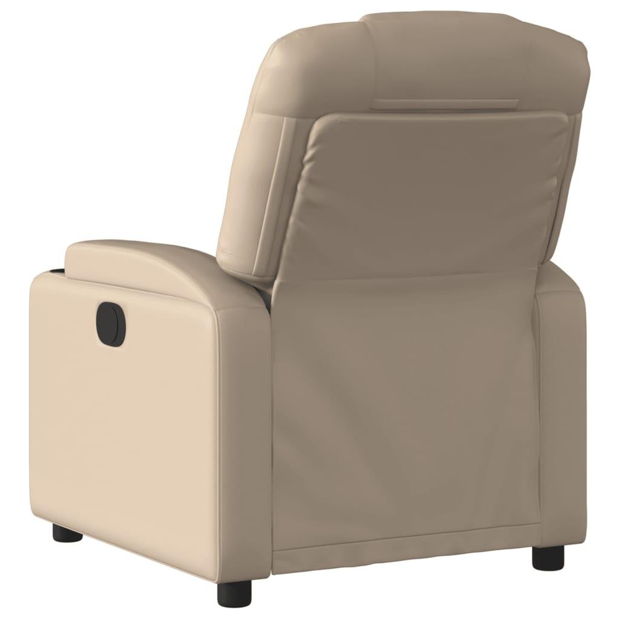 Voir la diapositive 5 : VIDAXL Fauteuil inclinable electrique Cappuccino Similicuir
