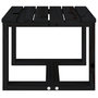 Voir la diapositive 4 : VIDAXL Table d'appoint de jardin noir 40x38x28,5 cm bois massif de pin