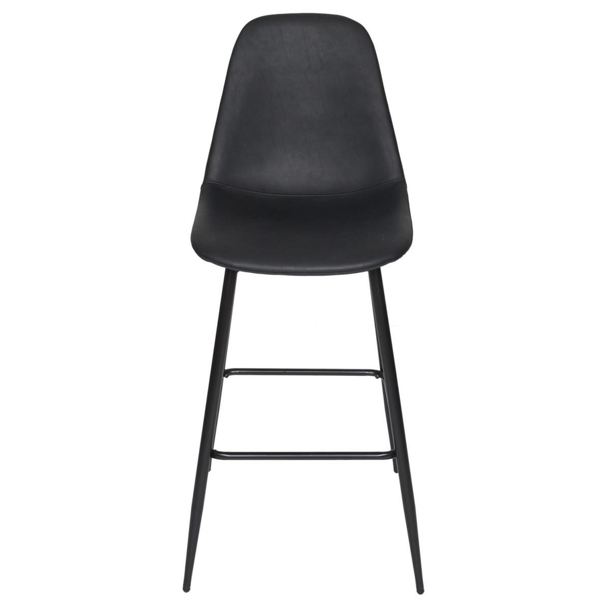 Voir la diapositive 3 : The Home Deco Factory Lot de 2 chaises de bar  amber  106cm noir
