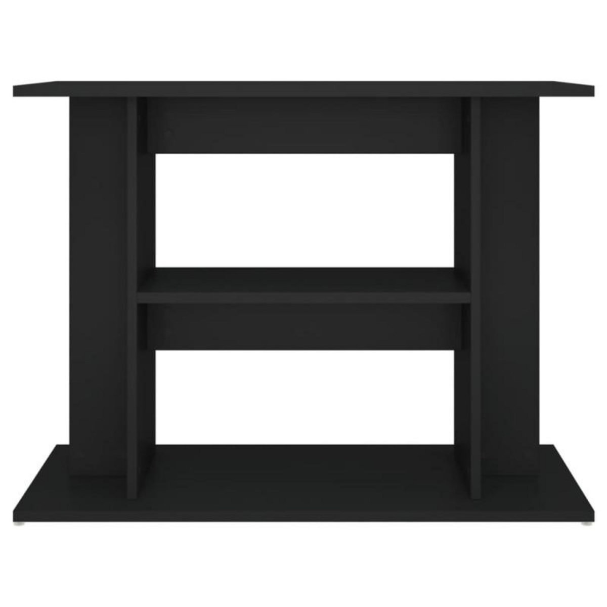 VIDAXL Support pour aquarium noir 80x35x60 cm bois d ingénierie