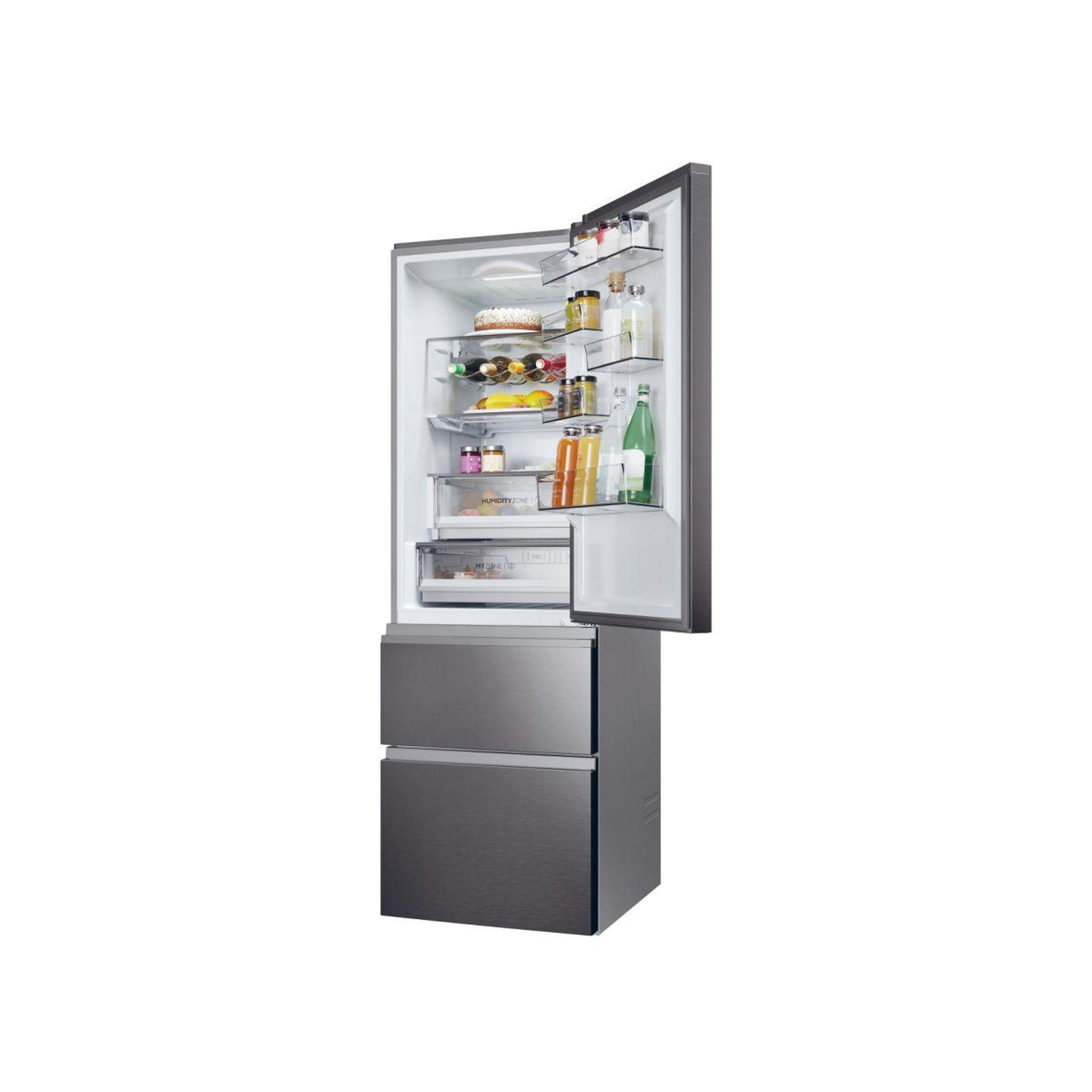 Voir la diapositive 5 : HAIER Réfrigérateur combiné htw5618cnmp