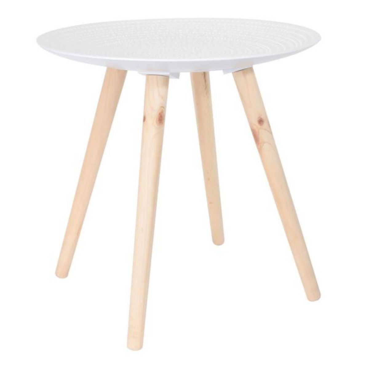 Paris Prix Lot de 2 Tables Gigognes  Sanda  49cm Blanc