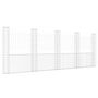 Voir la diapositive 2 : VIDAXL Panier de gabion en forme de U avec 5 poteaux Fer 500x20x200 cm
