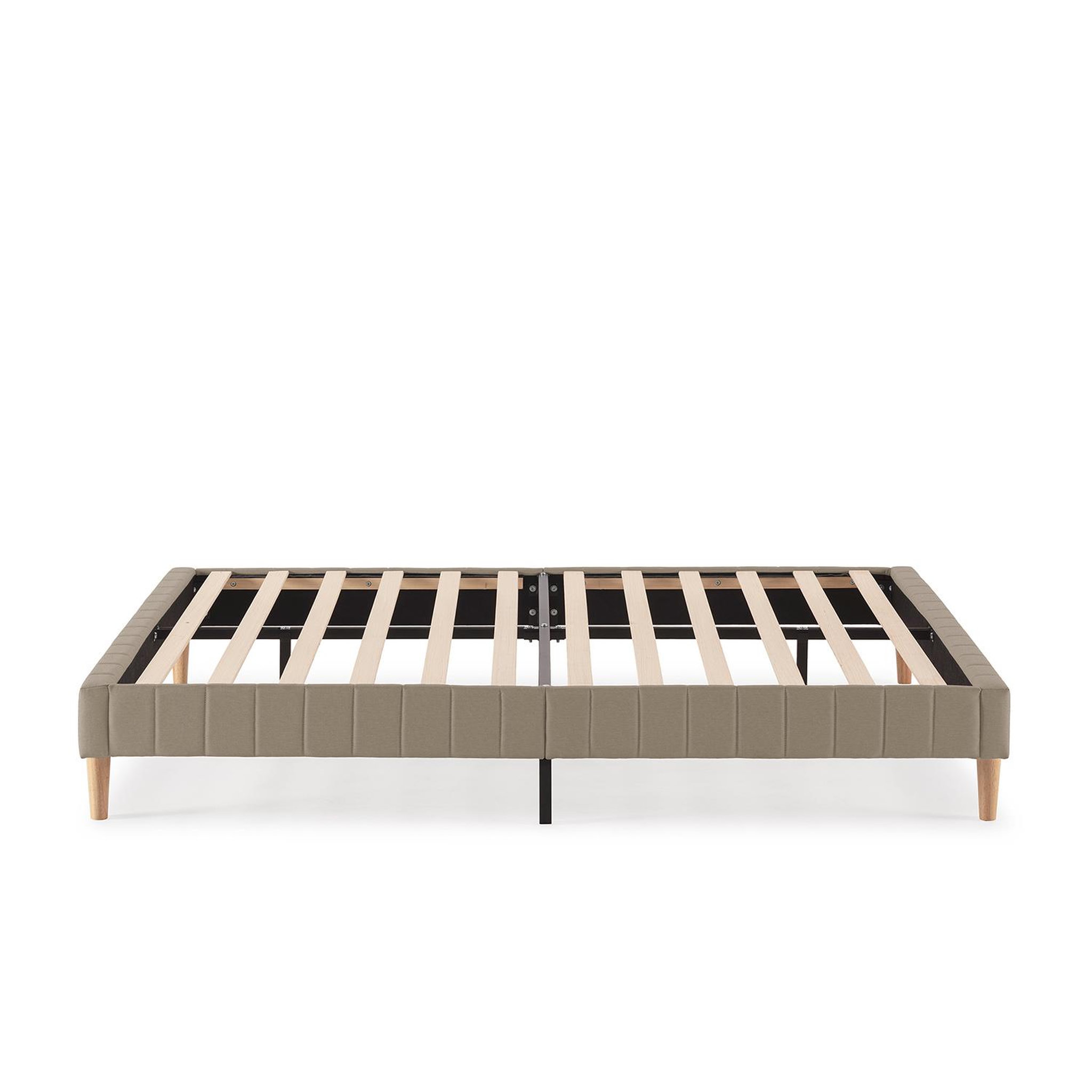 Voir la diapositive 4 : VS VENTA-STOCK Base rembourrée Eris 140x190 cm Beige
