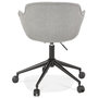 Voir la diapositive 5 : Paris Prix Chaise de Bureau Design  Alma  80cm Gris