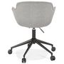 Voir la diapositive 5 : Paris Prix Chaise de Bureau Design  Alma  80cm Gris