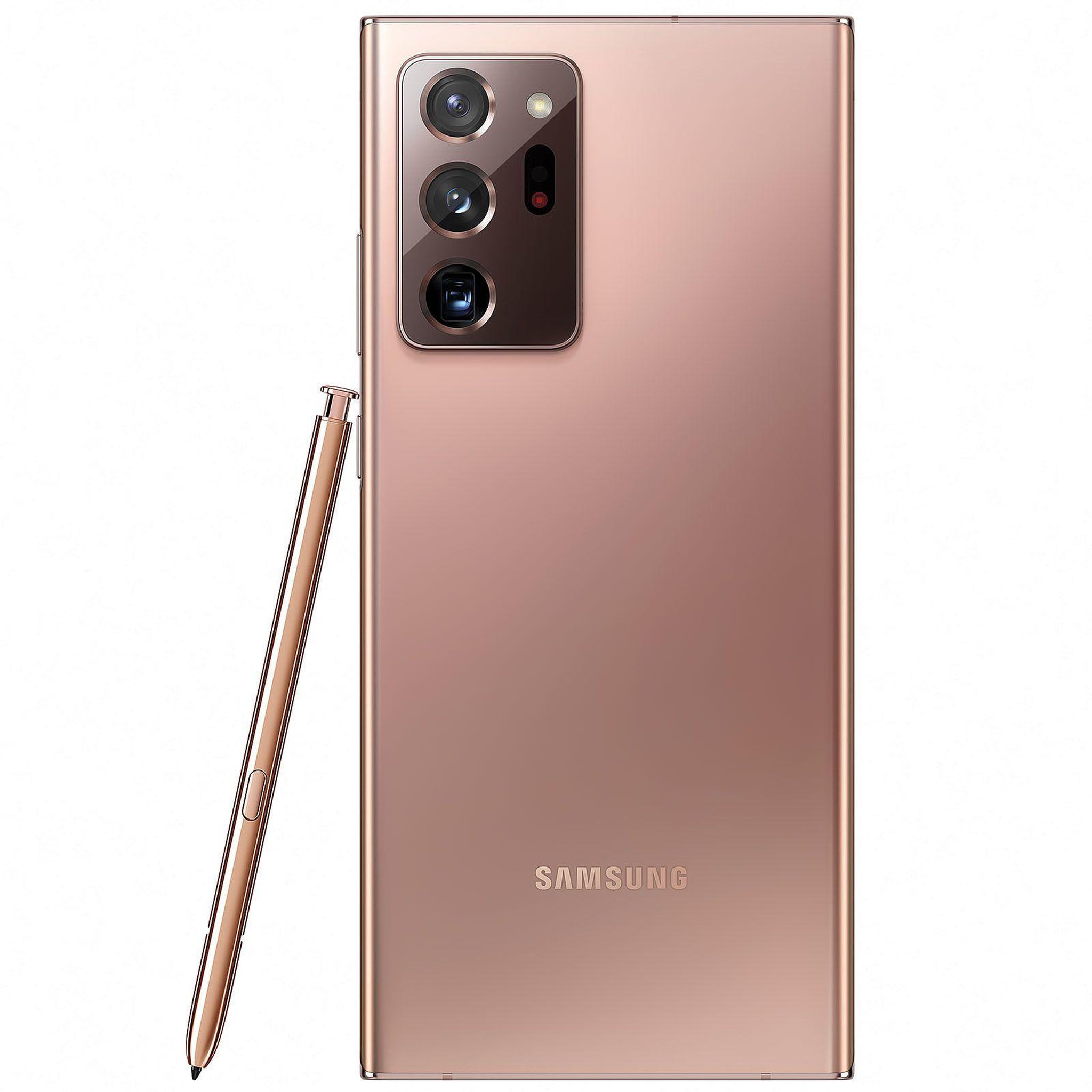 Voir la diapositive 3 : Samsung Galaxy Note 20 Ultra 5G (Dual Sim) Reconditionné 256 Go - Grade C - Bronze